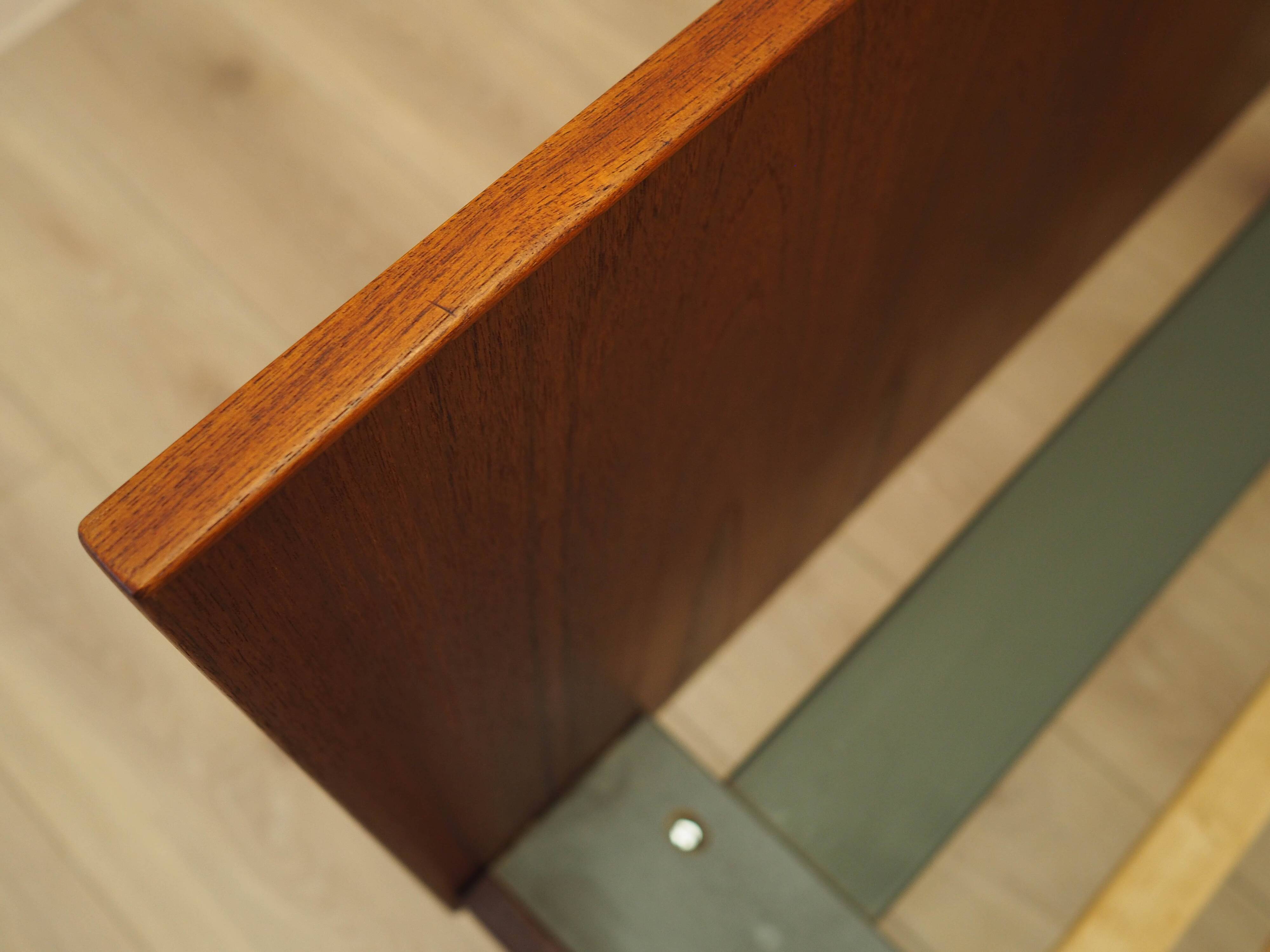 Teak bed, Danish design, 1960s, designer: Hans J. Wegner, manufacturer: Get