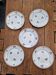 Set of 5 Badonviller Dinner Plates