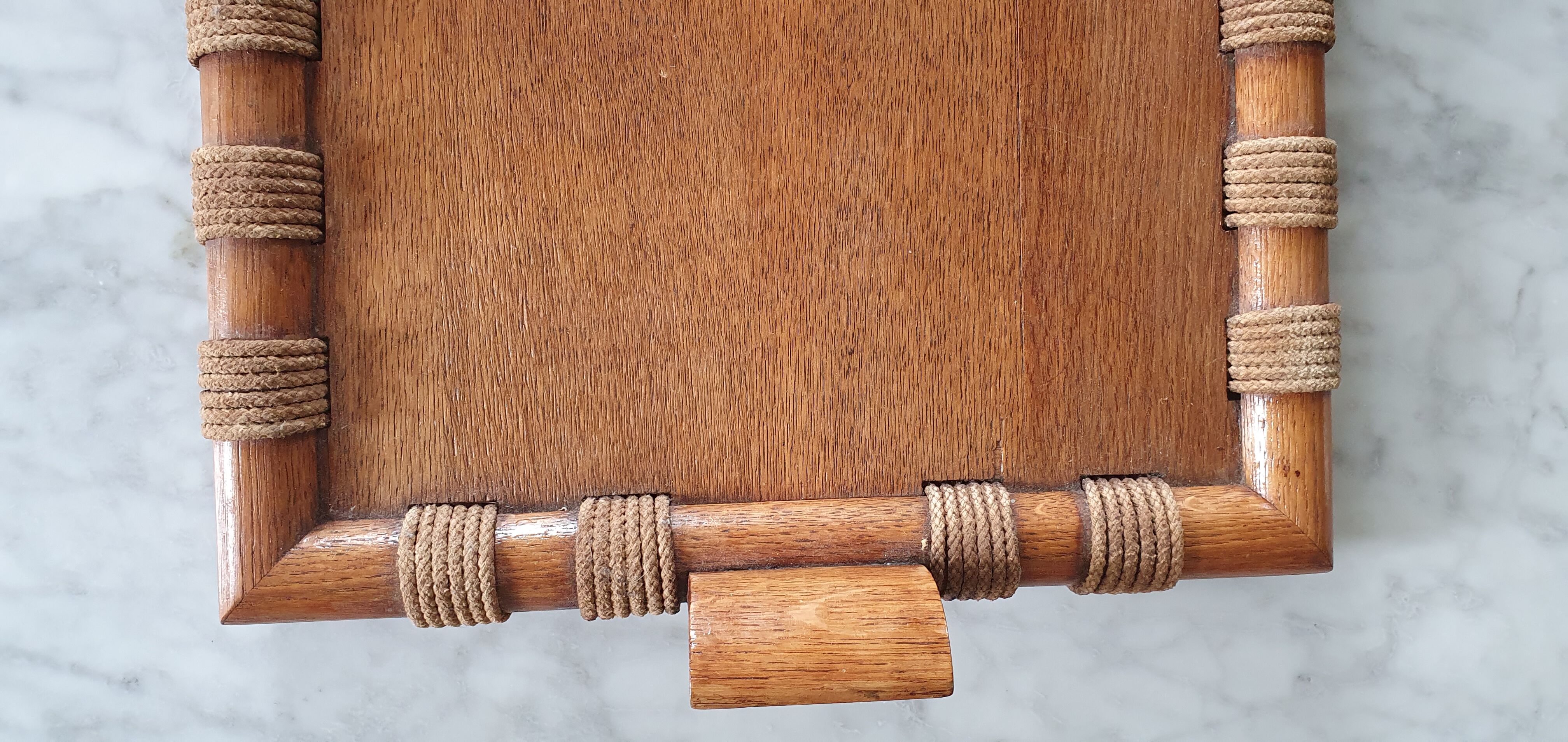 Scandinavian wooden and rope plateau