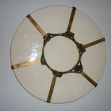 Dessous de plat en céramique sur support en bronze