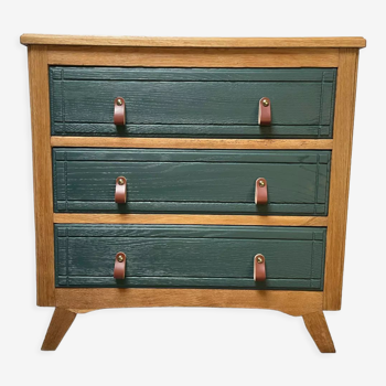 Chest of drawers in chene