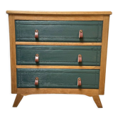 Chest of drawers in chene