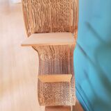 shelf on decorative cardboard stand