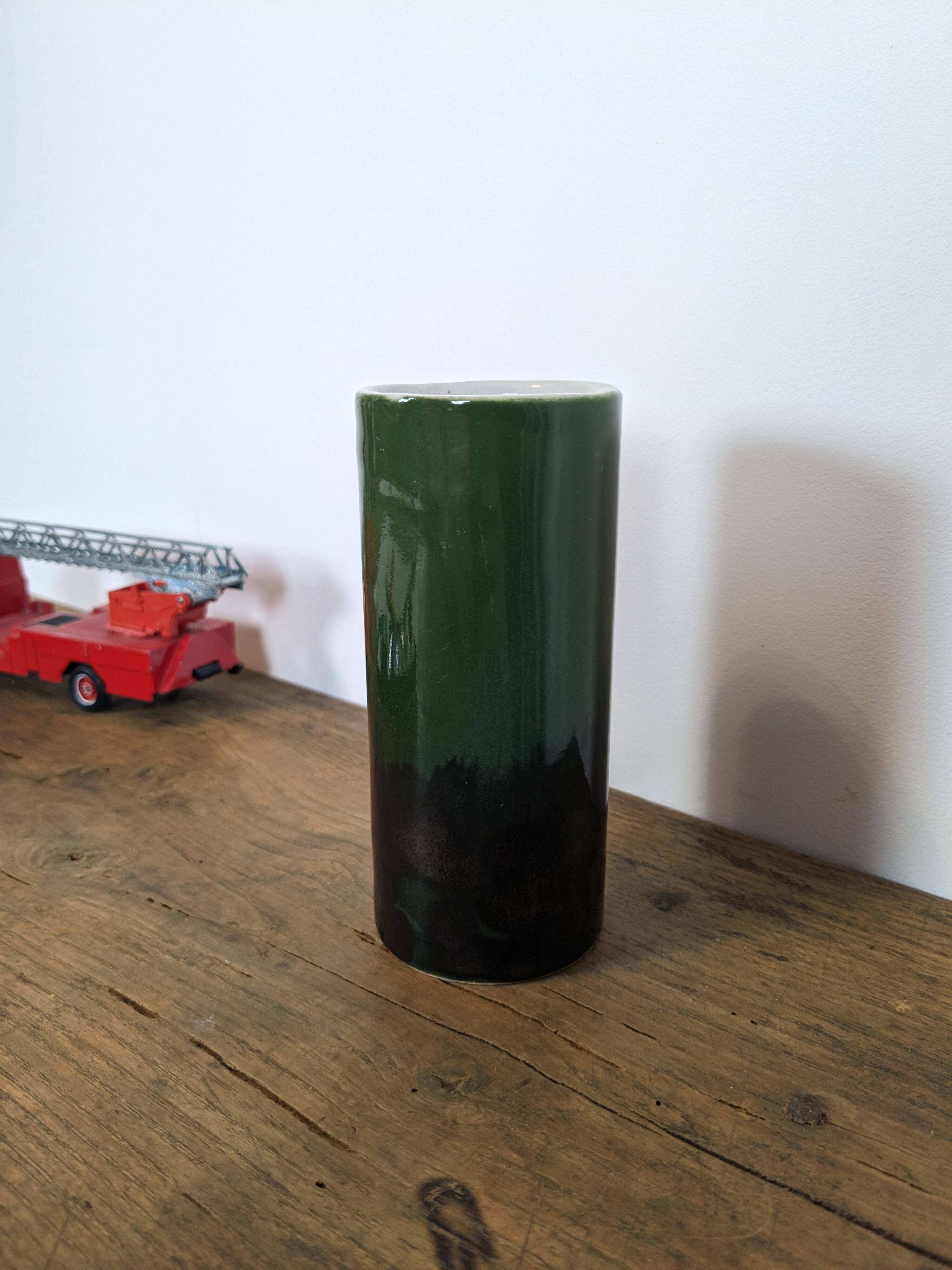 Vintage Fat Lava Vase