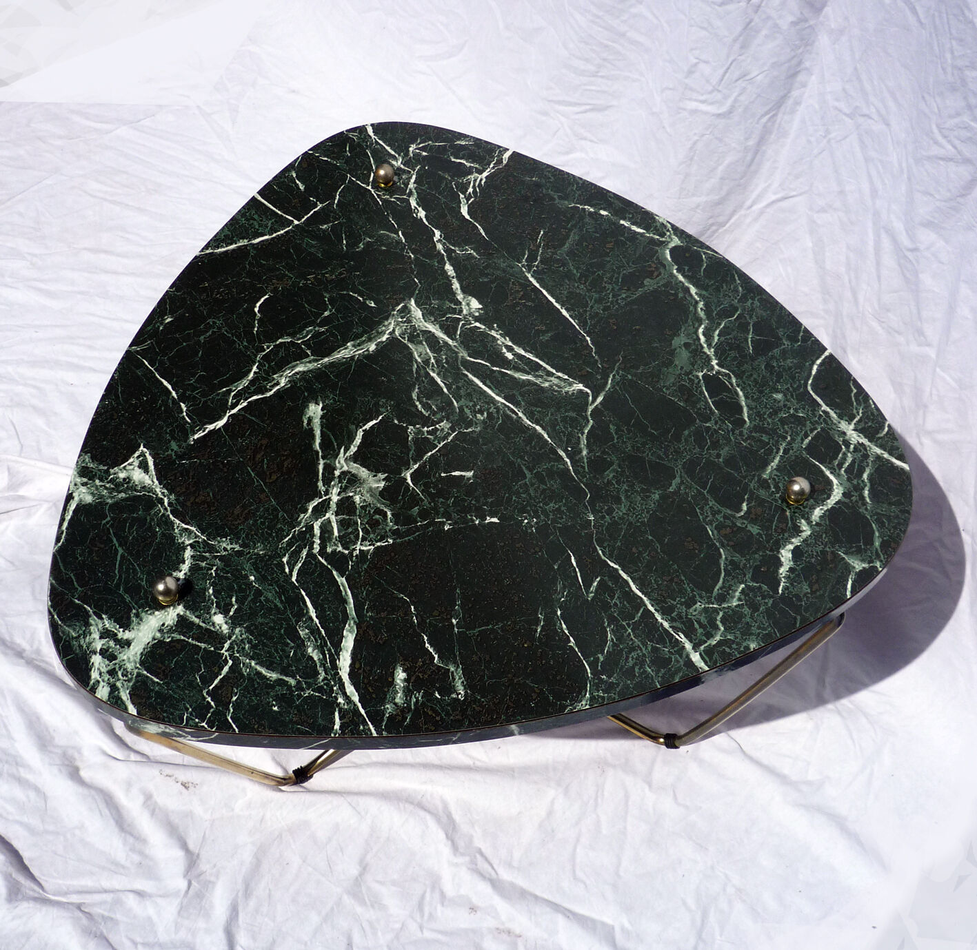 Triangular side table