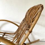 Children's rattan rocking chair