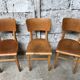 Série de 6 chaises bistrot Thonet en bois clair