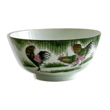 Bol en porcelaine avec motif coq