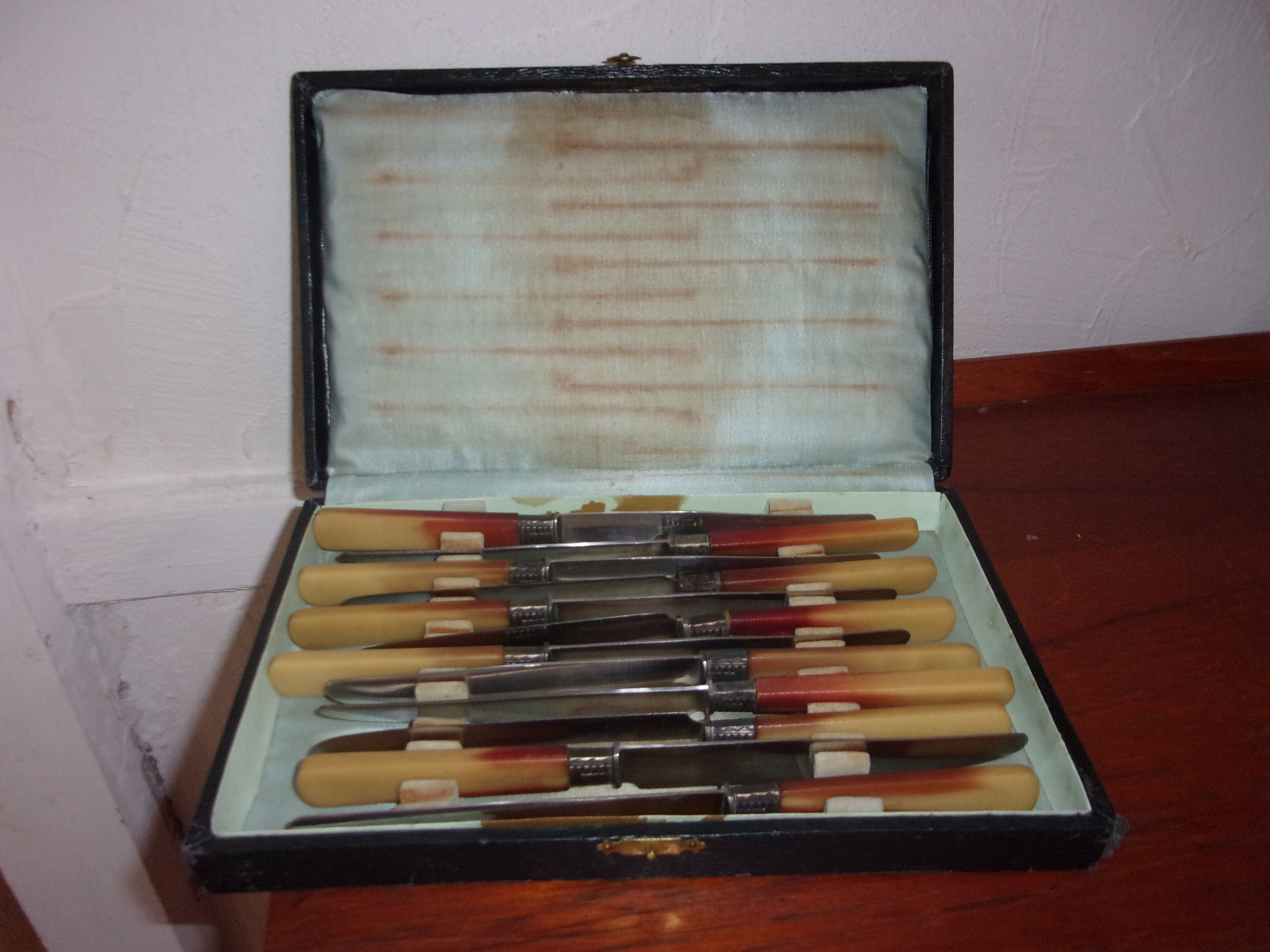 Box 12 knives Pradel, 1950s