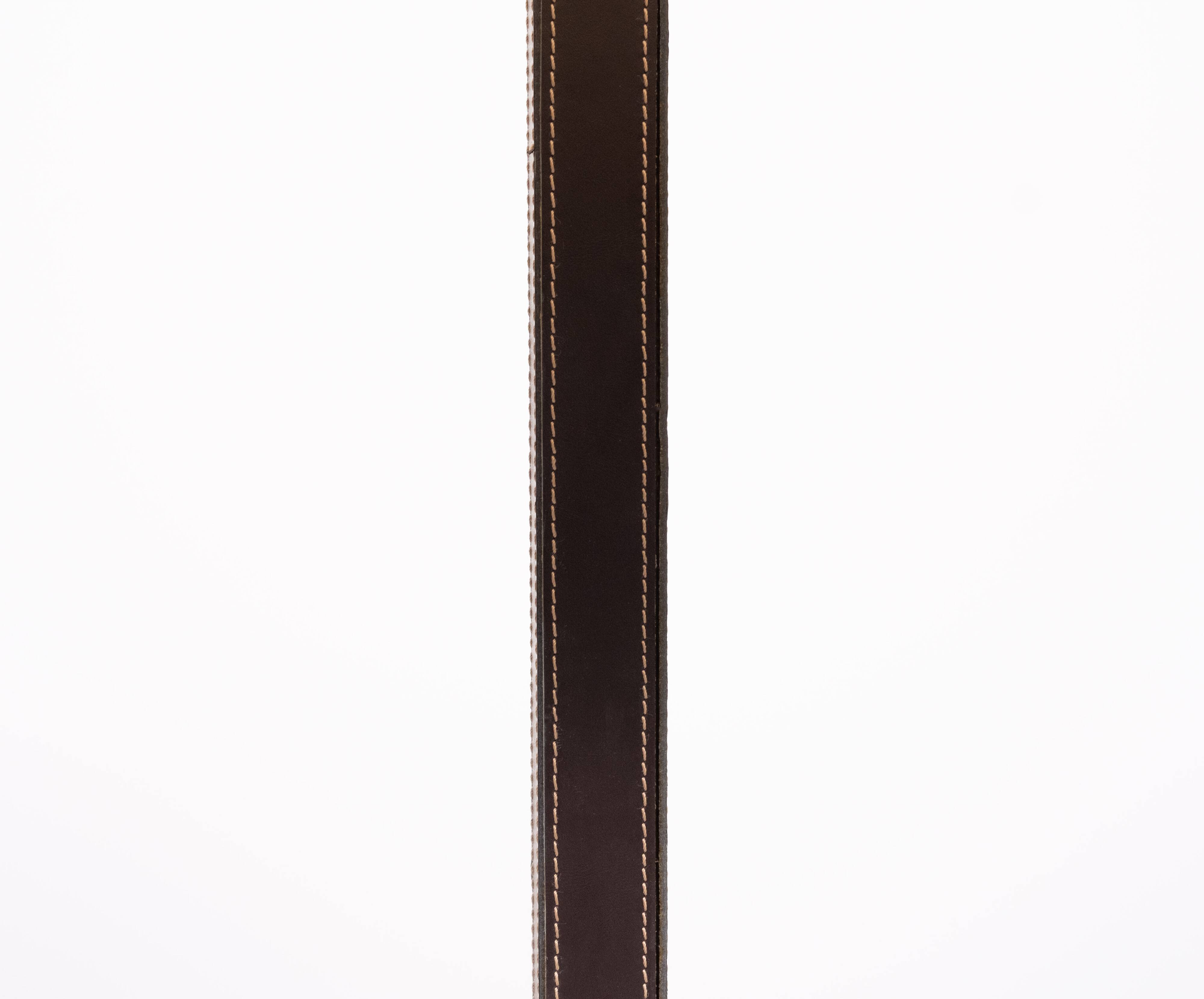 Stich Leather Floor lamp manufactured by SCE France