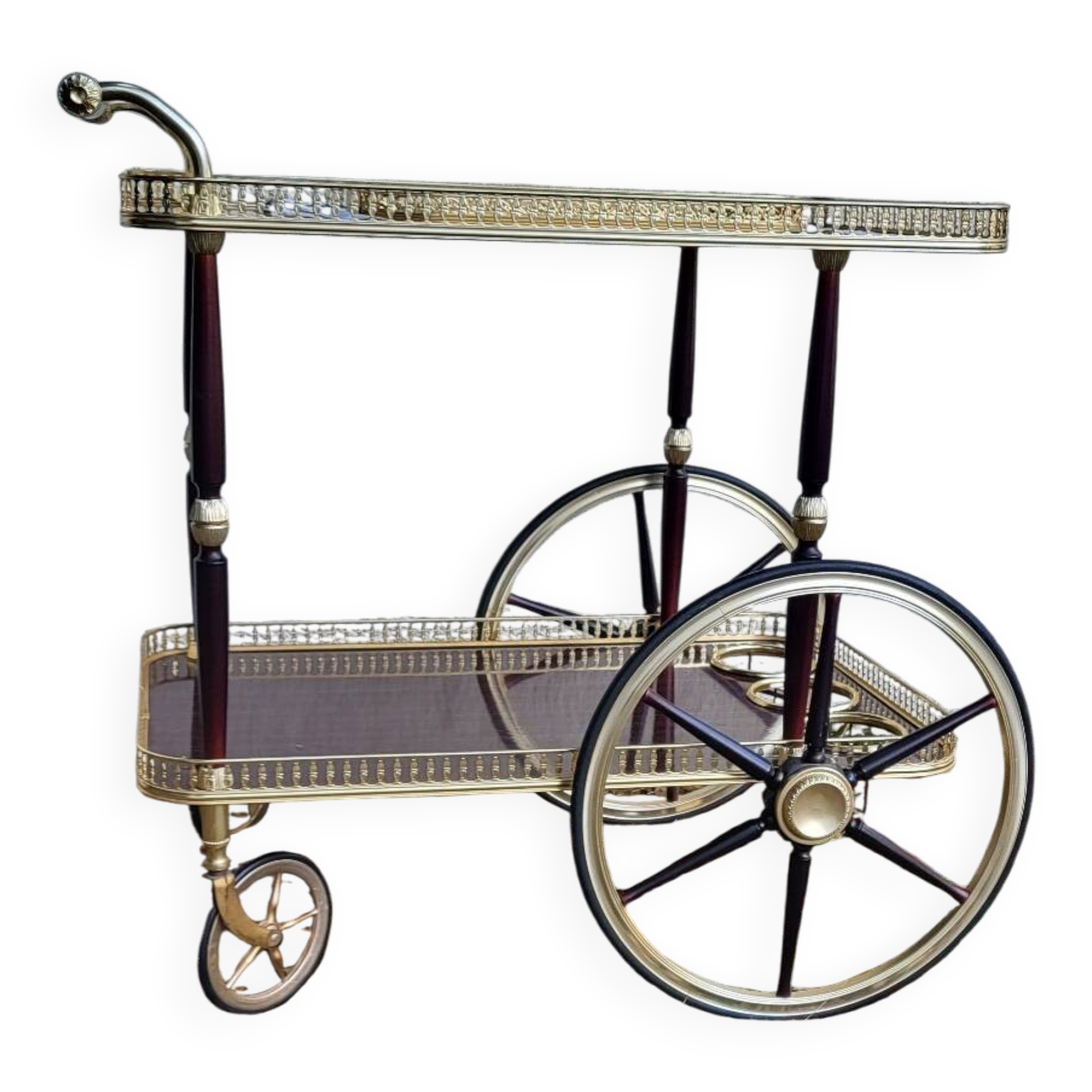 Rolling service trolley