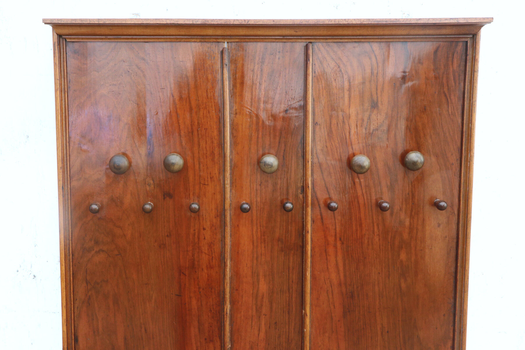Functionalist wooden wall hanger, 1930´s, Czechoslovakia