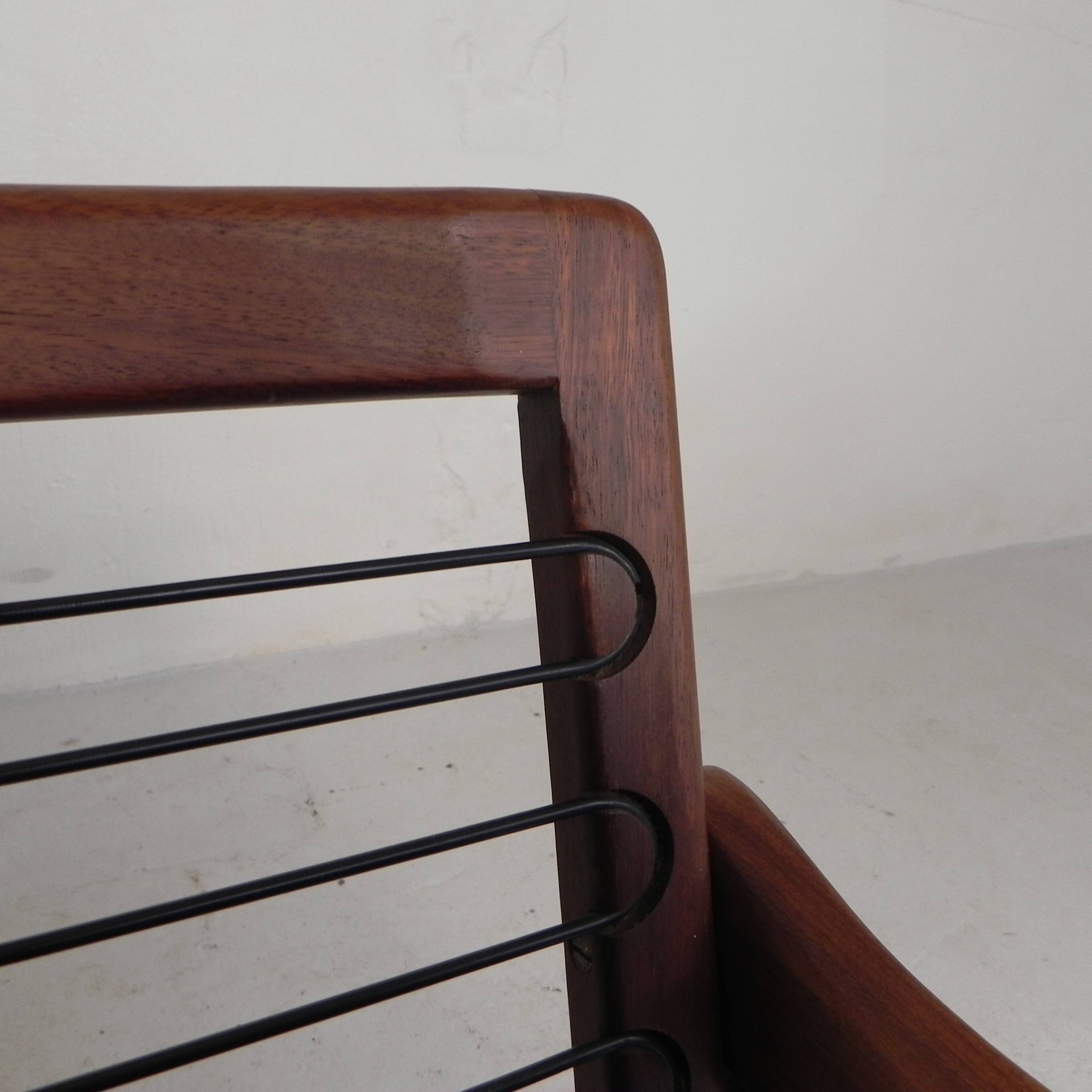 Three-seater teak sofa from De Ster Geldermalsen Gelderland, 1960s.