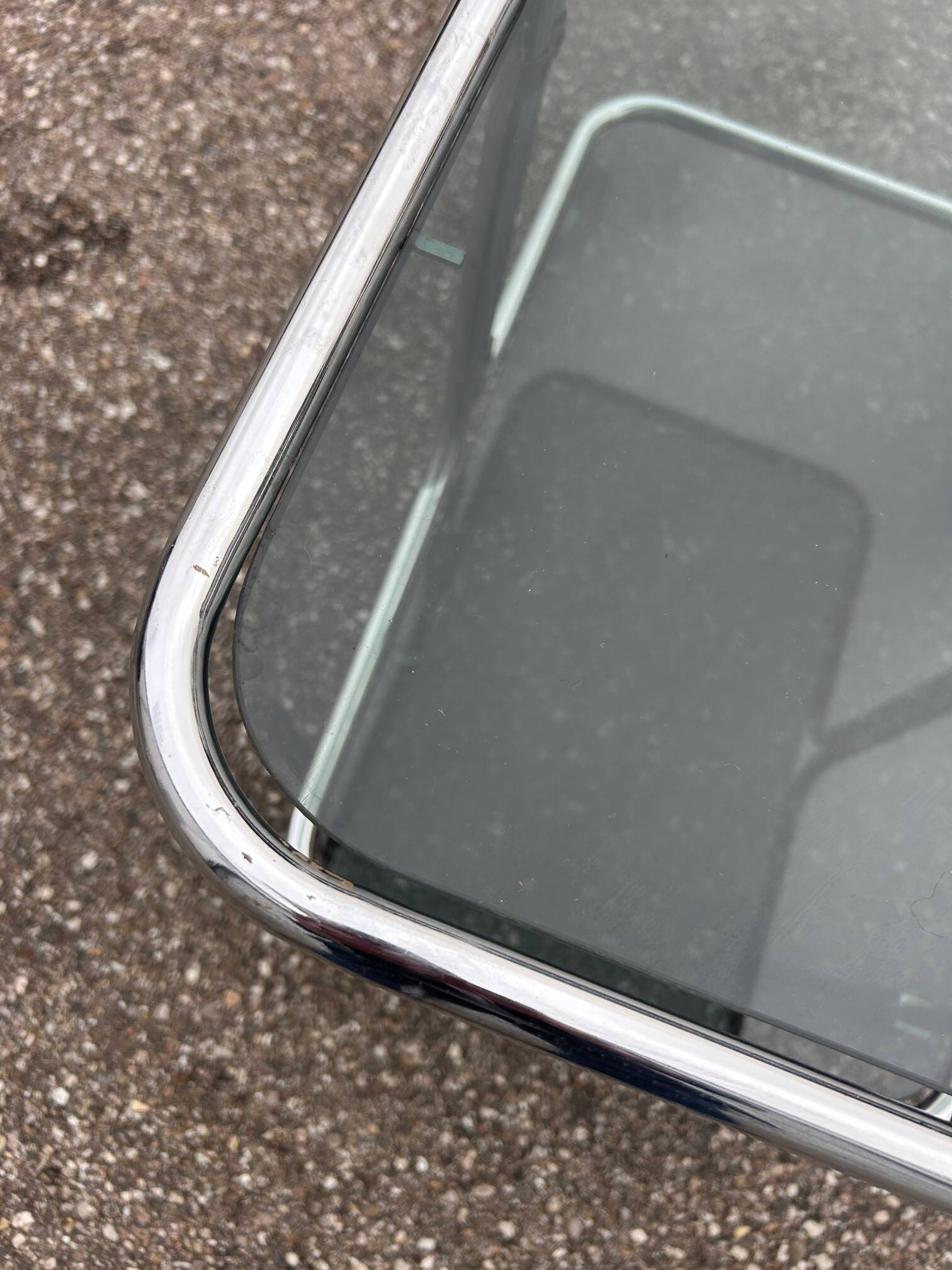 chrome rolling bar from the 1970s