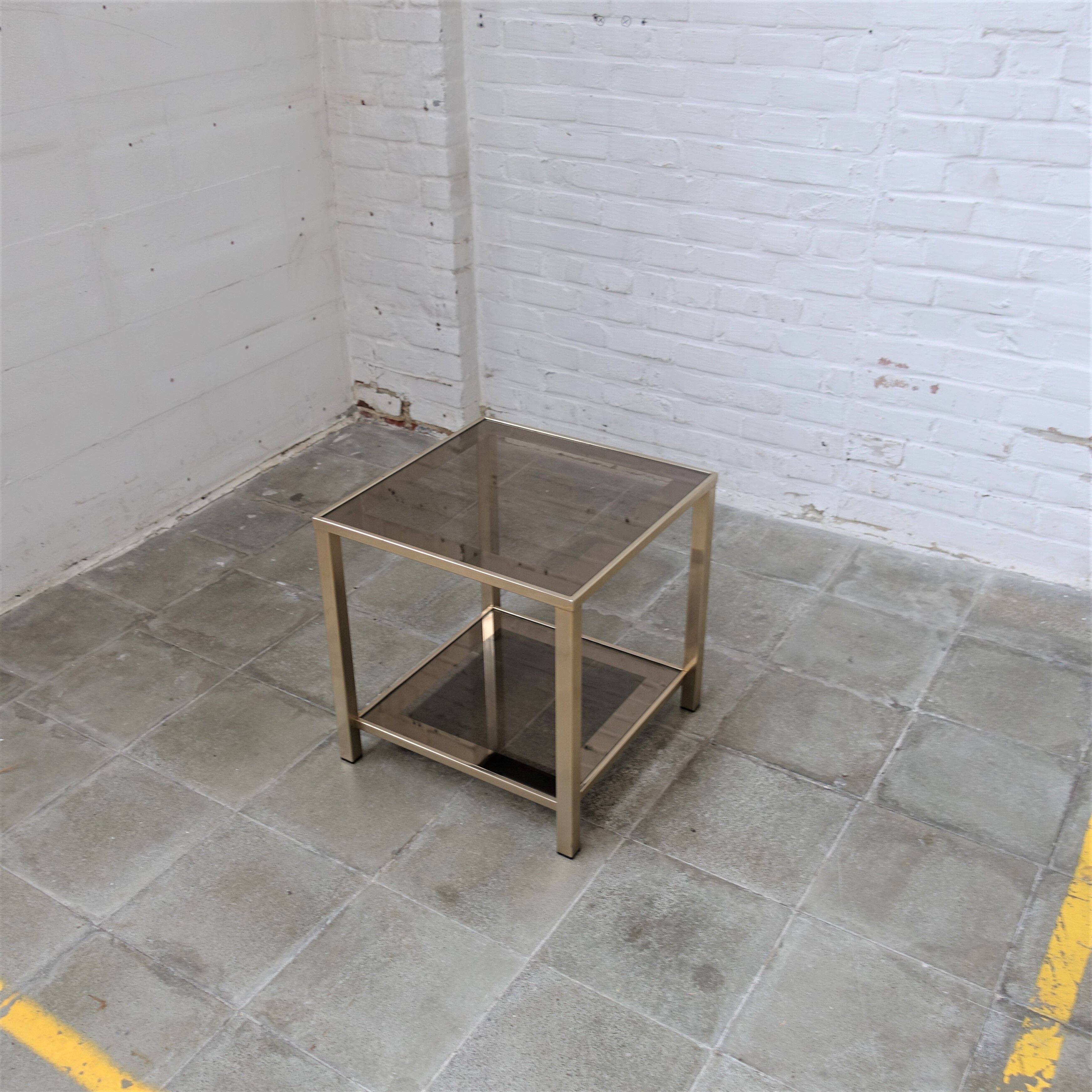 Belgo Chrom 23K gilded coffee table