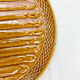 6 asparagus plates in slurry earthenware made in france 1970