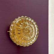 Vintage glass moulded globe wall or ceiling light.