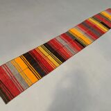 Old Turkish narrow Kilim Runner 322x48 cm shabby chic, vintage kelim