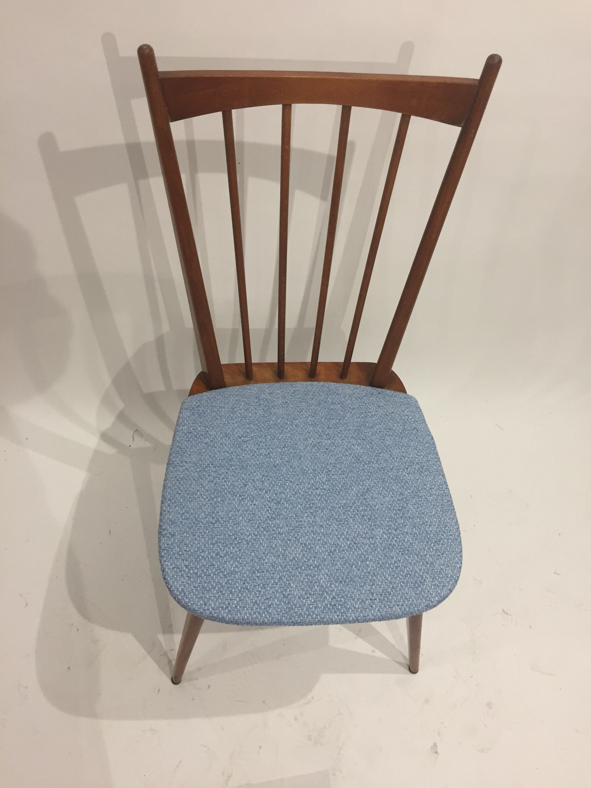 Pair of 60s reupholstered chairs