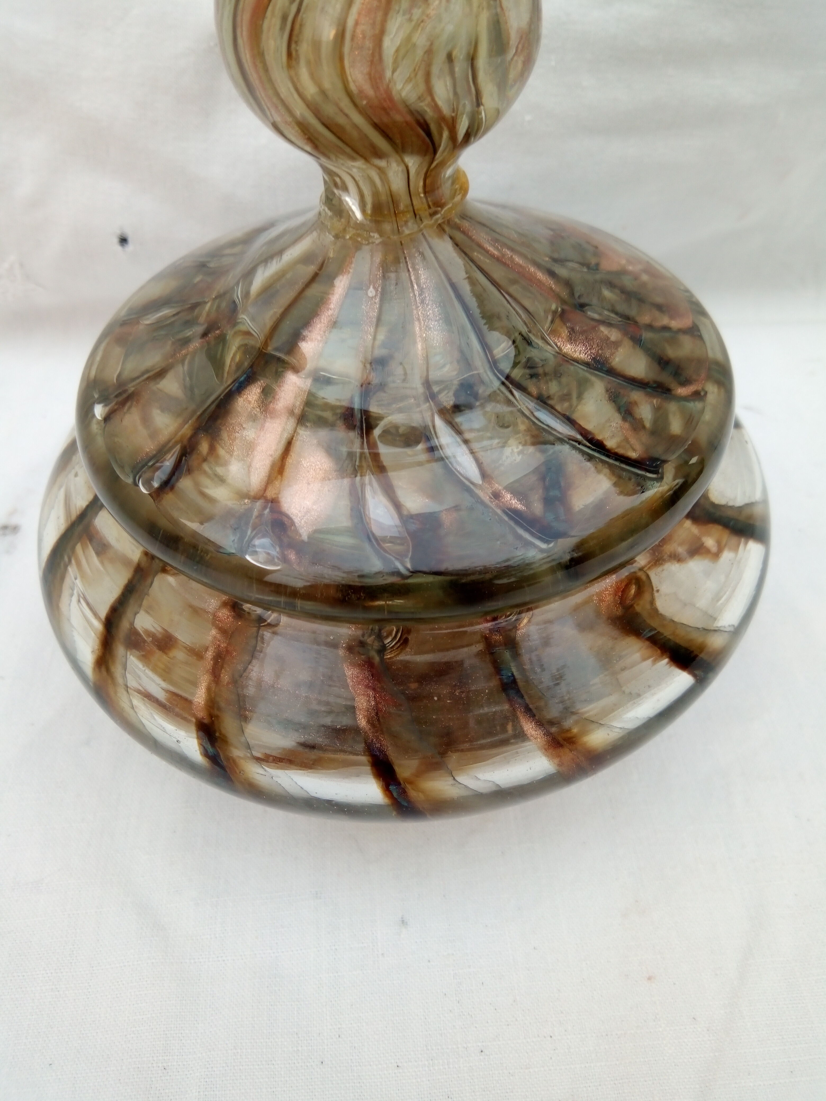Jar covered with Murano glass in the 50s