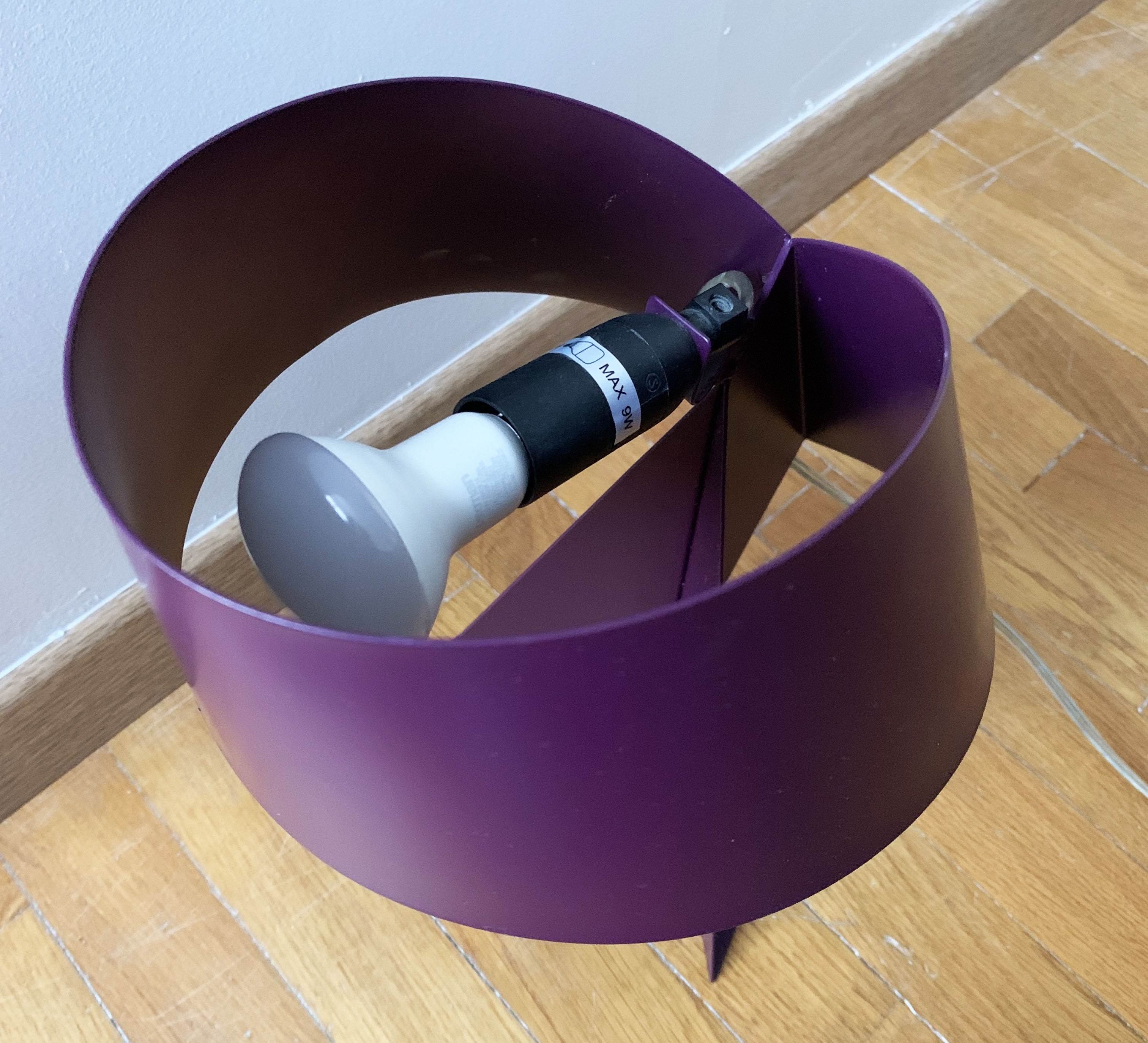 Vintage Habitat Ribbon Lamp from 1986