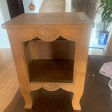 Marquetry bedside table