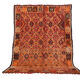Vintage Moroccan Rug 210 x 286 cm - Antique Berber Rug - Wool Moroccan Rug