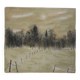 Bernard Gantner: Clearing under the snow, signed original lithograph.