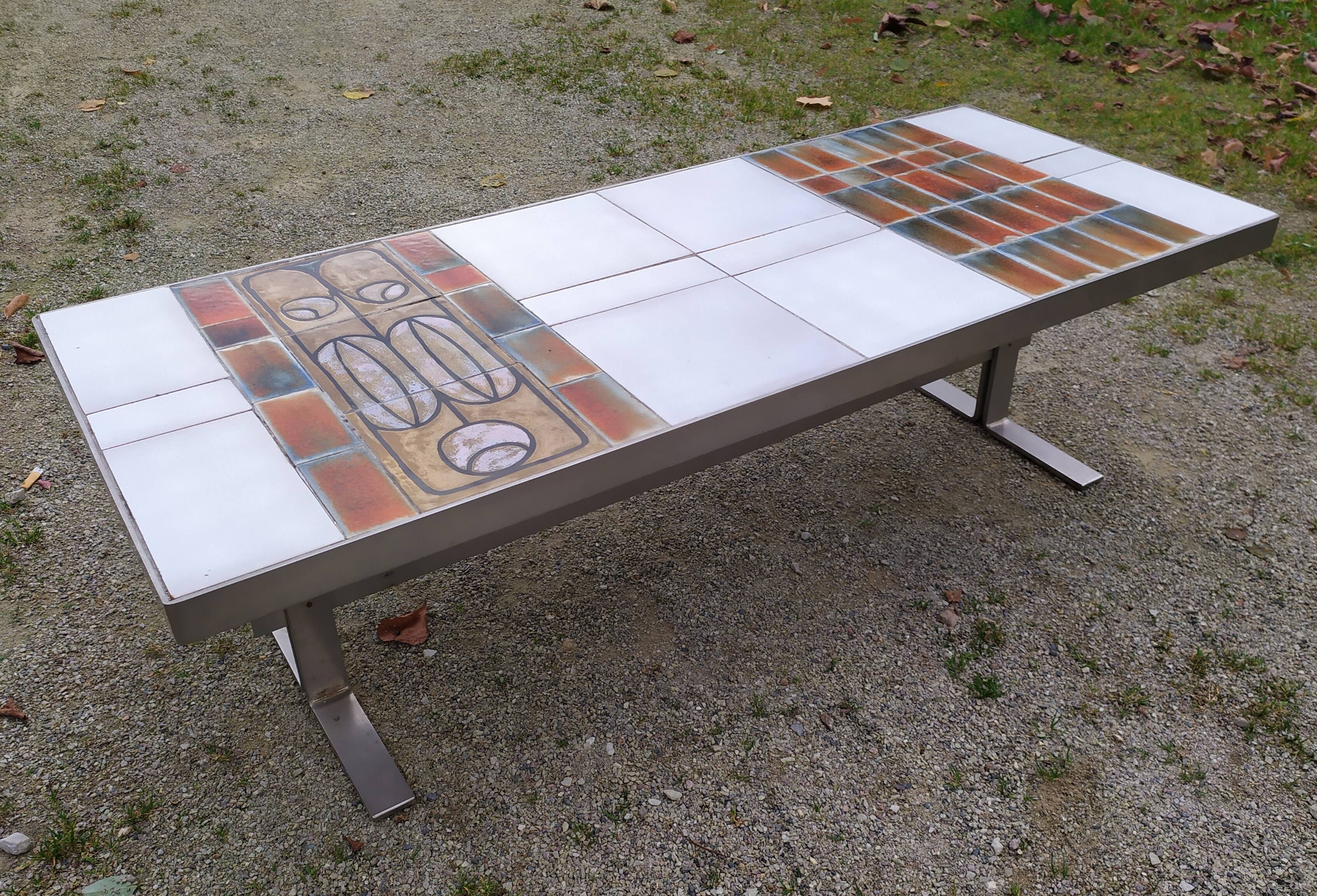 Ceramic coffee table, 60/70