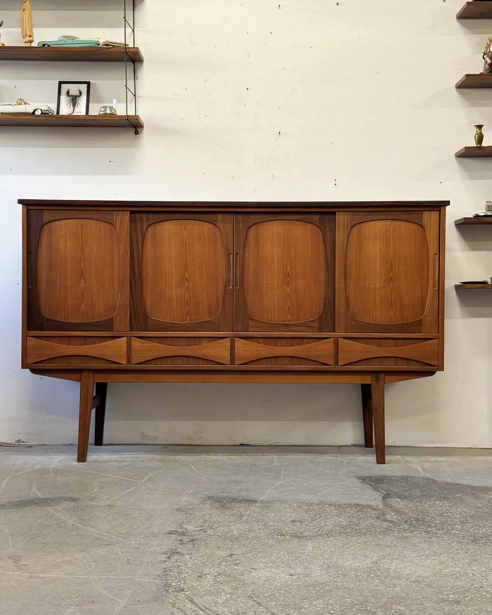 Teak sideboard, Denmark, 1960s/70s, vintage, mid-century modern