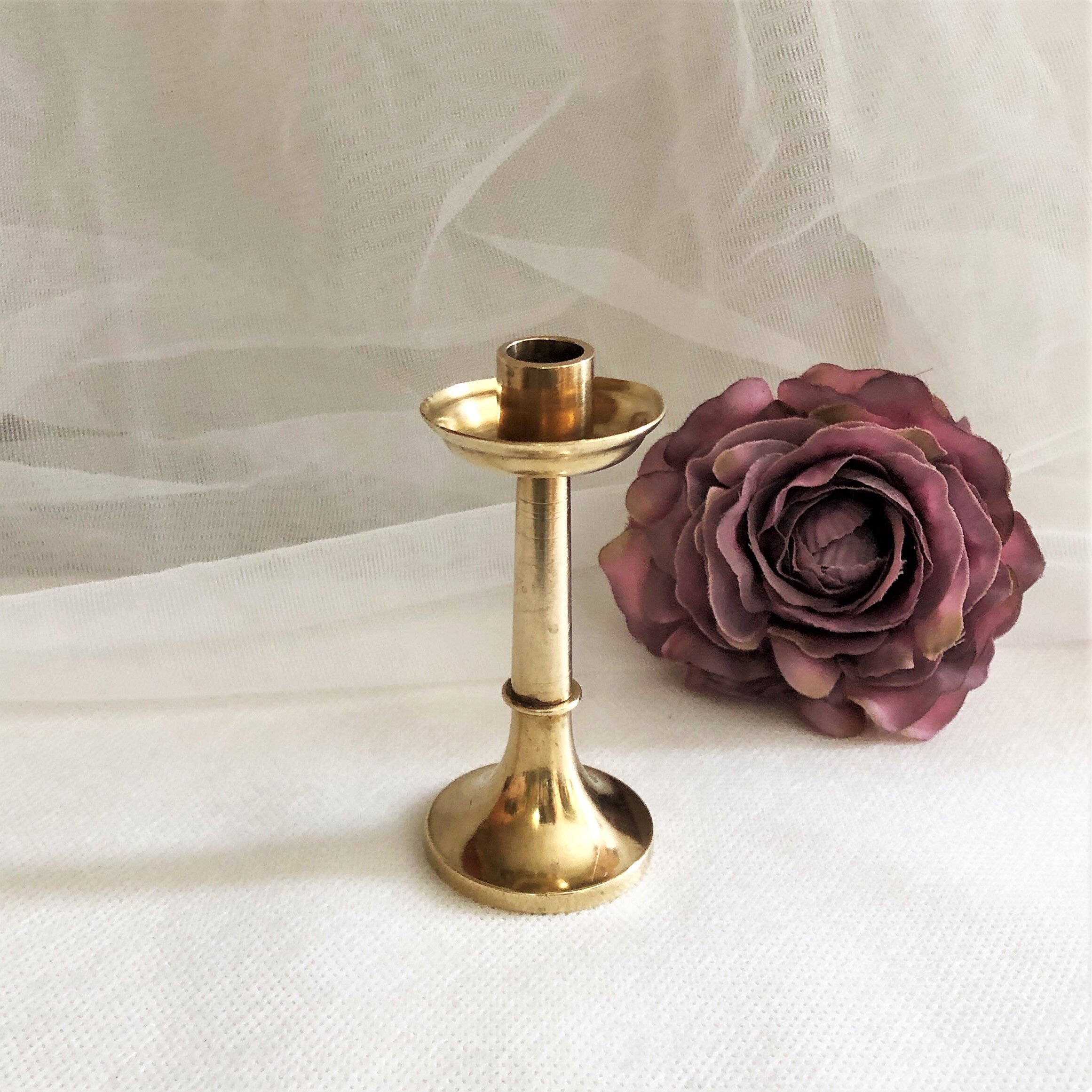 Mini bronze candle holder XIXth
