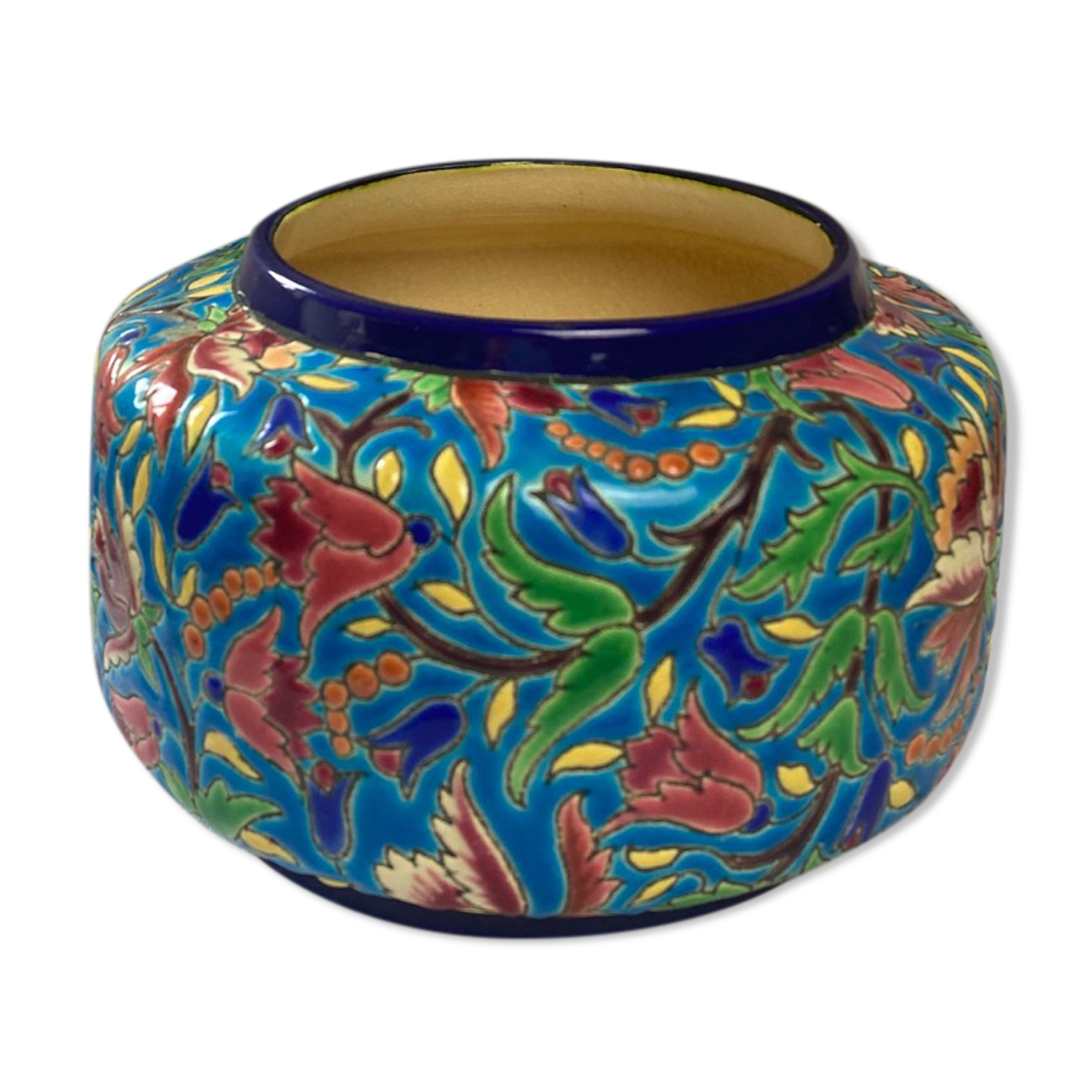 Old factory vase of Longwy