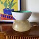 Lampe Planter / Pot en fibre de verre, Luci Milano Italie, années 1970