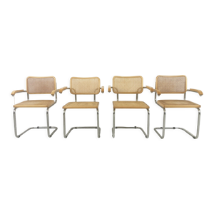 Ensemble de 4 fauteuils vintage,