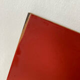 Buffet with 4 sliding doors, vintage wood and Formica