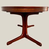 Oval extendable table designed 1960 Baumann style