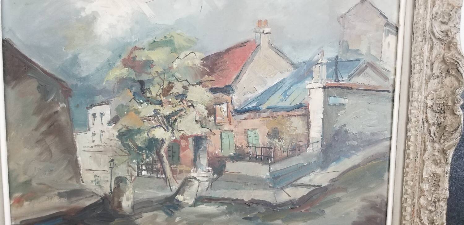 Claude aliotti (1925-1989) - oil on canvas - 54 x 65 cm