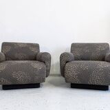 Modular lounge chairs/sofa by Eberhard Geißler, Oelsa, Germany, 1970s