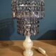 Lampe de bureau base albâtre
