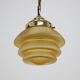 Art deco brass pendant lamp ,1930
