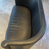 Canape cuir noir