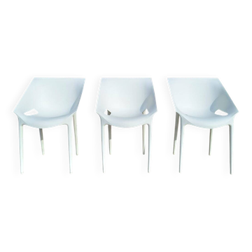 3 Kartell armchairs, model Dr.YES design Philippe Starck & Eugeni Qu