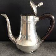 Coffee/tea service in silver metal punch goldsmiths phoenix villeurbanne xixth