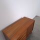 Teak sideboard met 4 lades en houten grepen, Bornhold