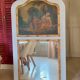 TRUMEAU Louis XVI, Large Model, in gilded wood from the 19th century