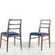 Set Of 4 Vintage Richard Hornby For Heals Fyne Ladye Afromosia Chairs.