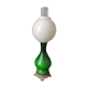Lampe faience verte