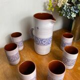 Ceramic orangeade set