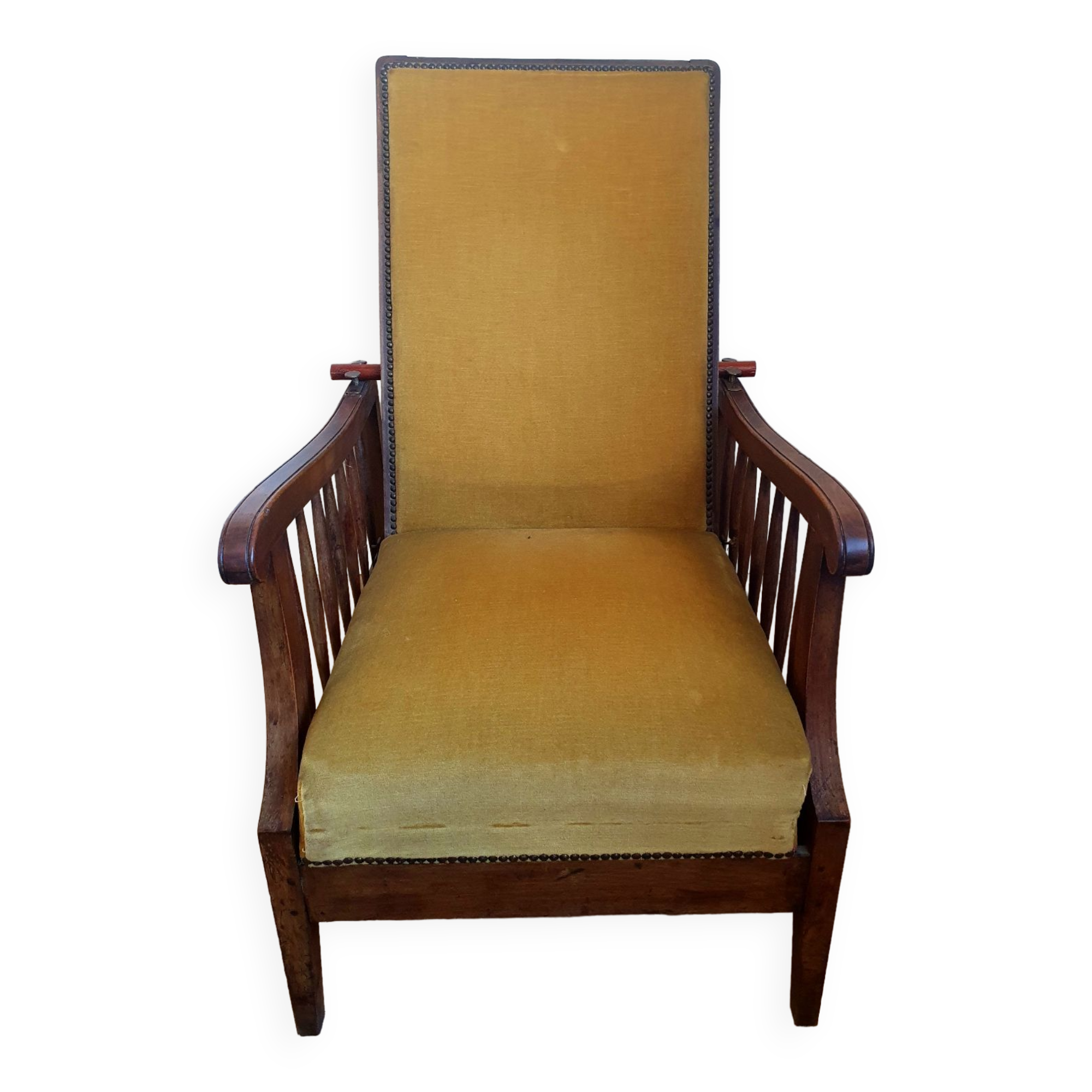 Velvet deck chair