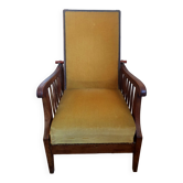 Velvet deck chair